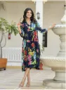 Blue Floral Maxi