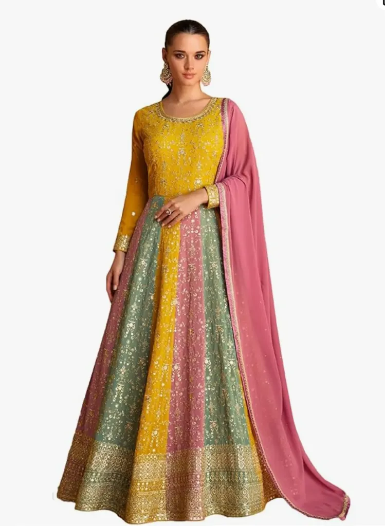 Y Anarkali Gown (S-38)