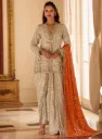Mirror Dhoti dress