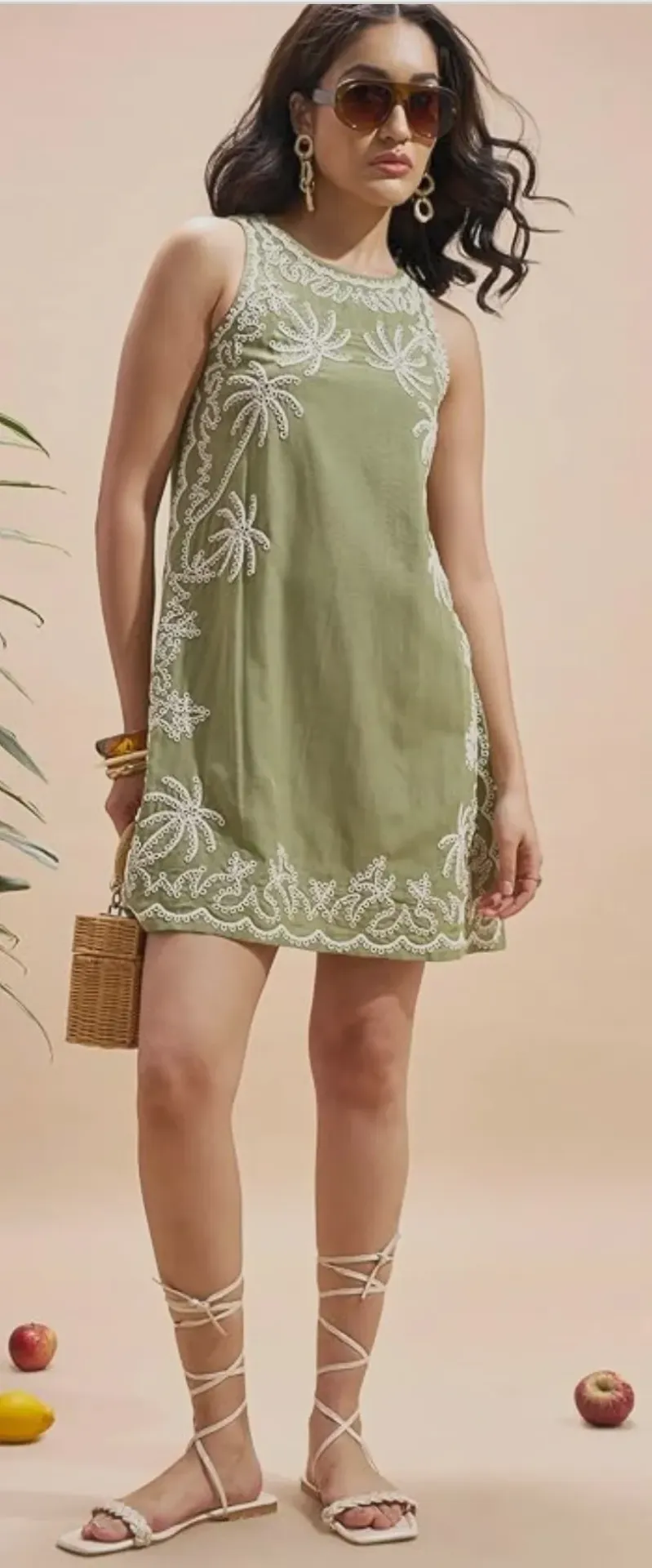 Mini cotton dress