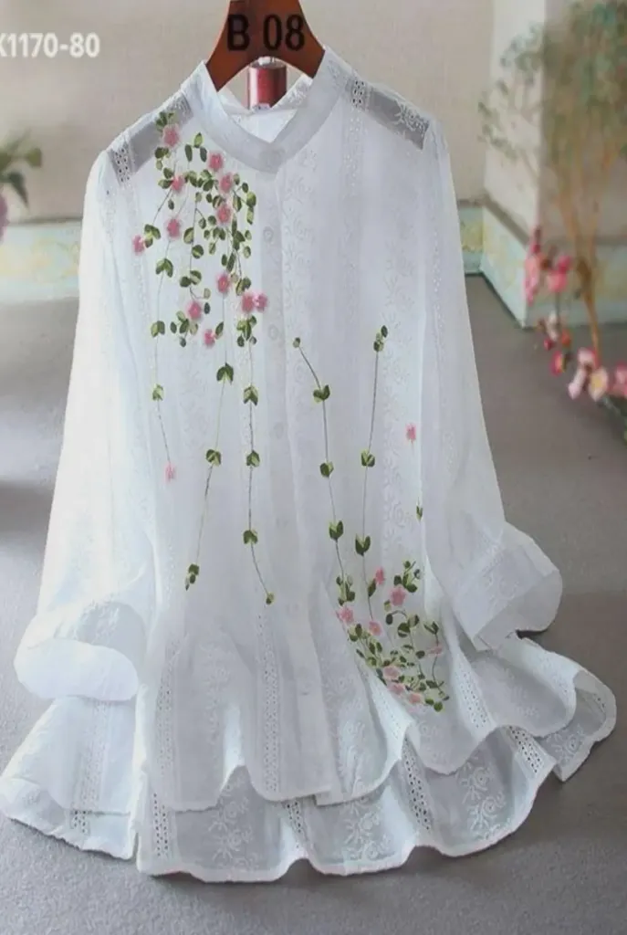 Cotton Embroidery Top