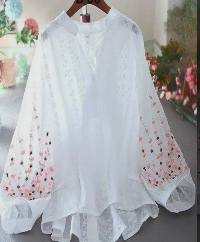 Cotton Embroidery Top