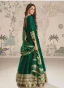 Green Silk Gown