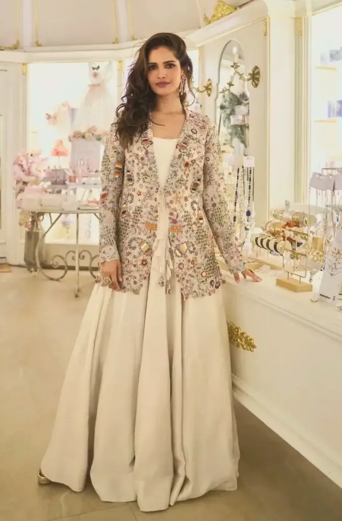 Cream Embroidery