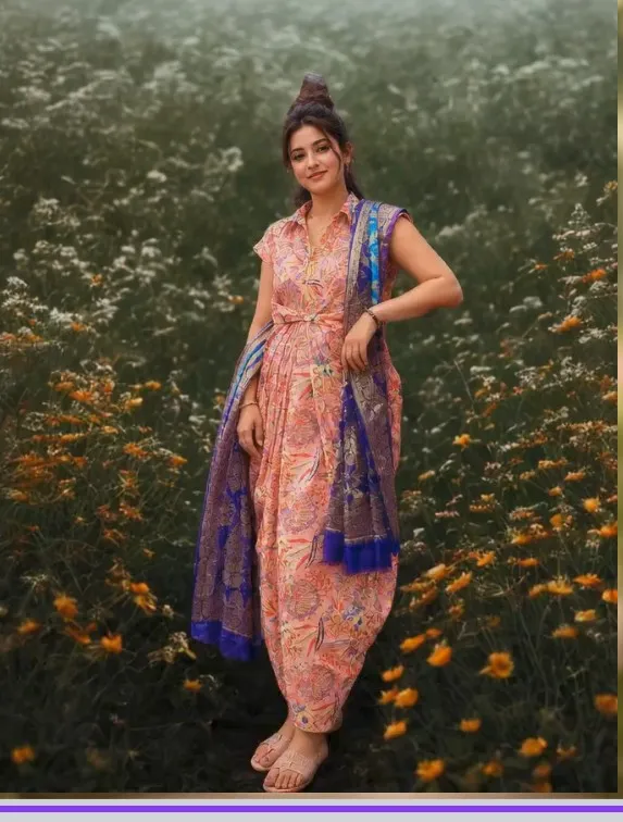 Dhoti Drape Pink (S-38)